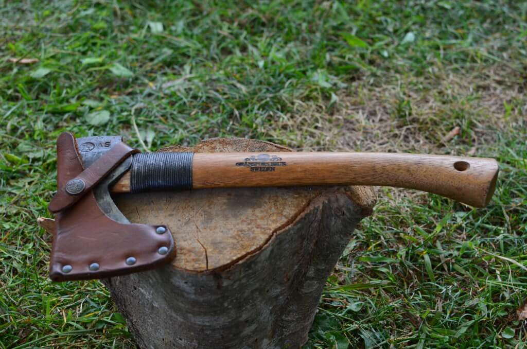 割引クーポン 手斧 ノコギリ グレンスフォシュ ブルーク アウトドアアックス 刃渡り63mm ナチュラル